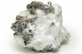 Huge, Native Silver Formation in Calcite - Morocco #152621-2